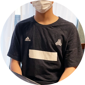 中学1年生の患者さんご本人・男性・血友病Bのお写真