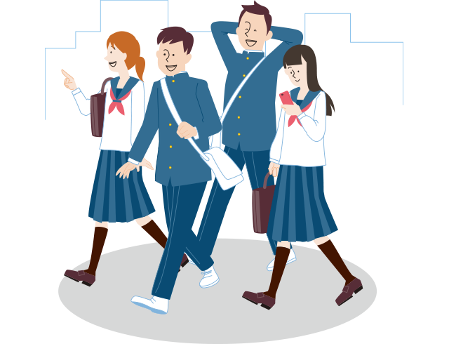 友人同士でお出かけのイメージ